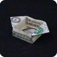 origami money box