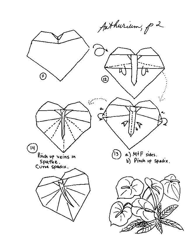 How To Make An Origami Daylily - Folding Instructions - Origami Guide