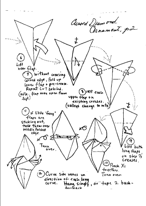 DIY Christmas Ornaments | Paper Crafts | Holiday Origami | Free Diagram