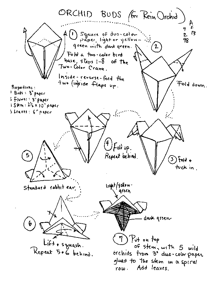 How To Make An Origami Daylily - Folding Instructions - Origami Guide