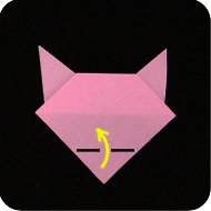 easy paper origami cat