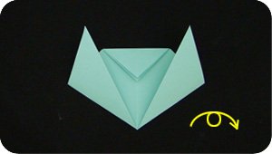 paper origami cat