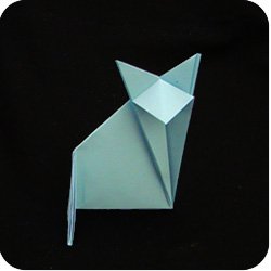 DIY Origami paper Fox