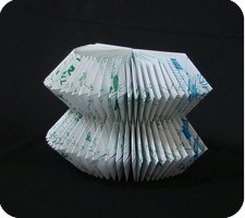 folded book sculpture
