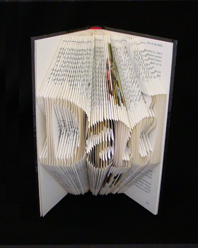 folded book gift