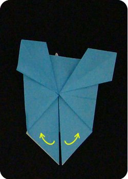origami cornflower