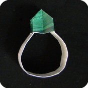 origami paper ring