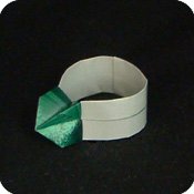origami star ring
