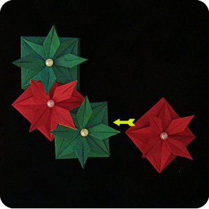 Origami Christmas Wreath