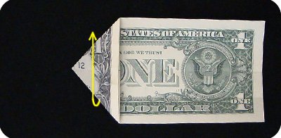 dollar bill origami Money Bookmark