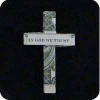 money inscription cross