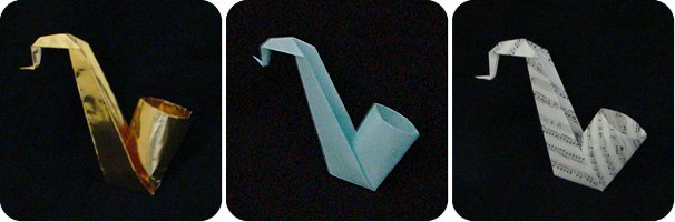 origami sax